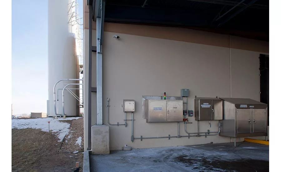 Smucker's plant unloading area