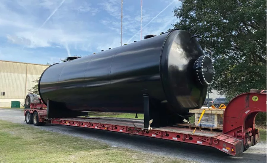 Heated storage vessel