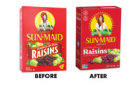 updated Sun-Maid packaging