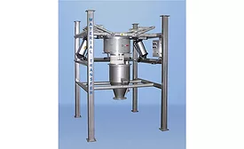 Bulk bag discharging system