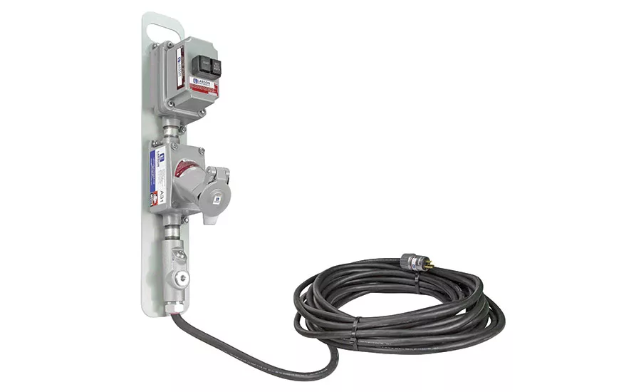 Larson Electronics EPEXC-GFI-20O-50 Explosion Proof GFI Cord Whip