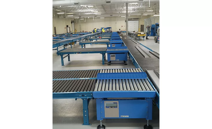 Roller conveyor scale