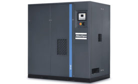 Oil-injected compressor