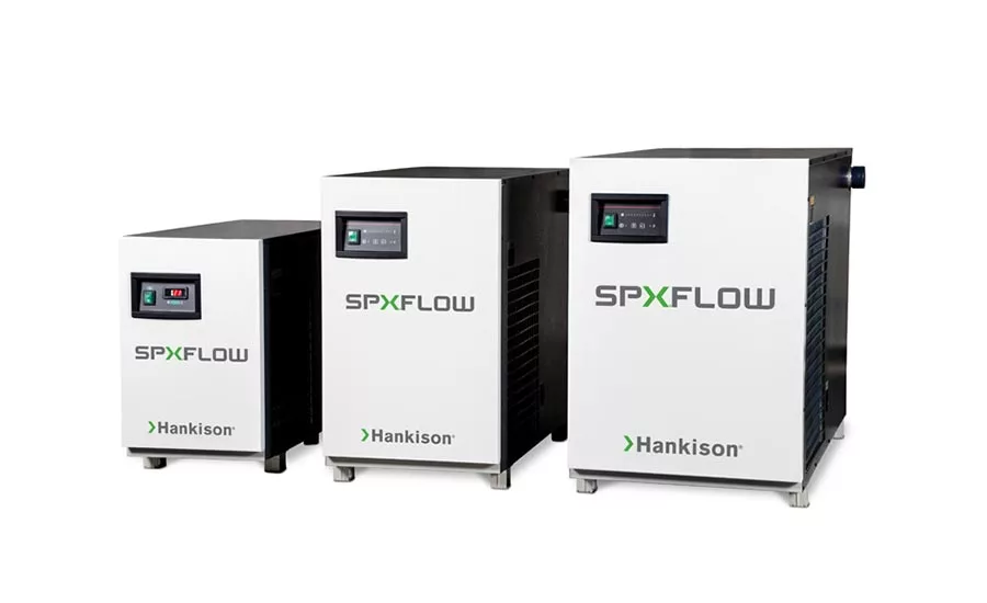 Refrigerated compressed air dryers