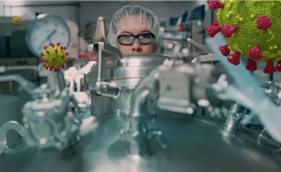 SARS-CoV-2 test for food packaging