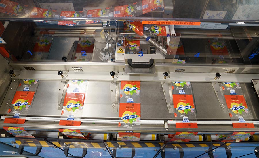 Photo 1: Automated labeling machines