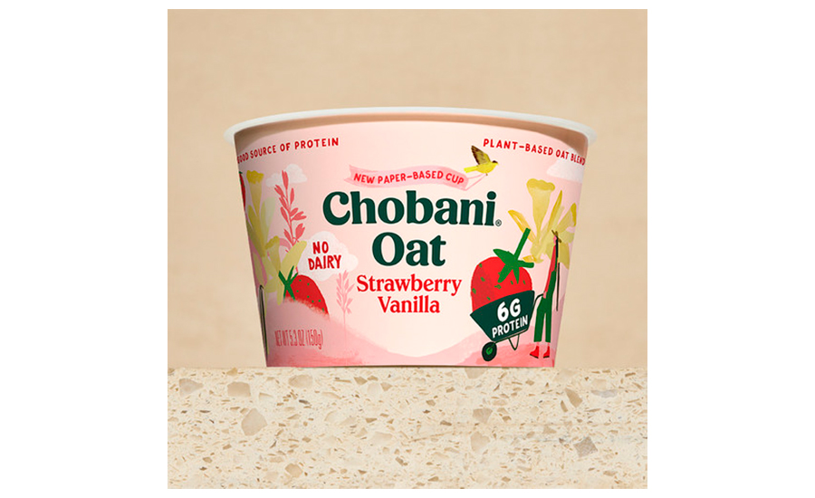 Chobani paper cup