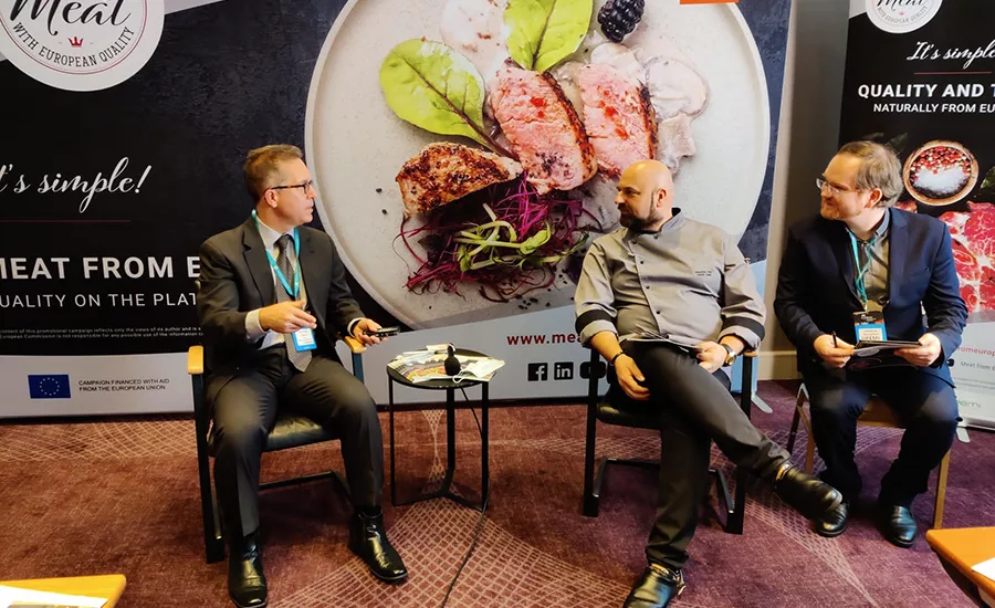 meat processors, EU and Polish government officials, retail representatives and chefs