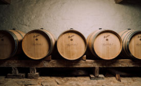 numbered barrels of wine