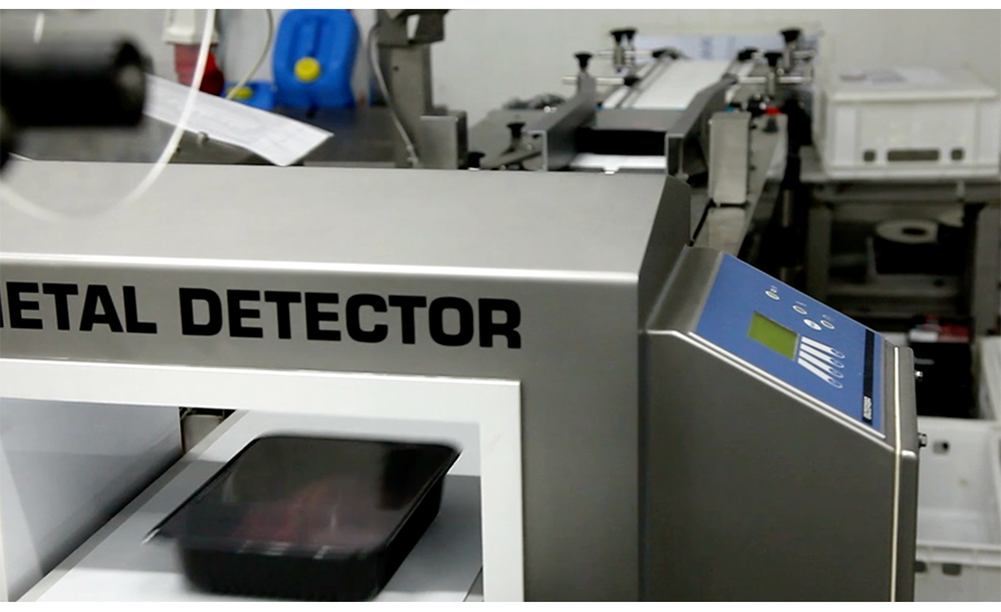 Foreign matter detecting device for light inspection machine of