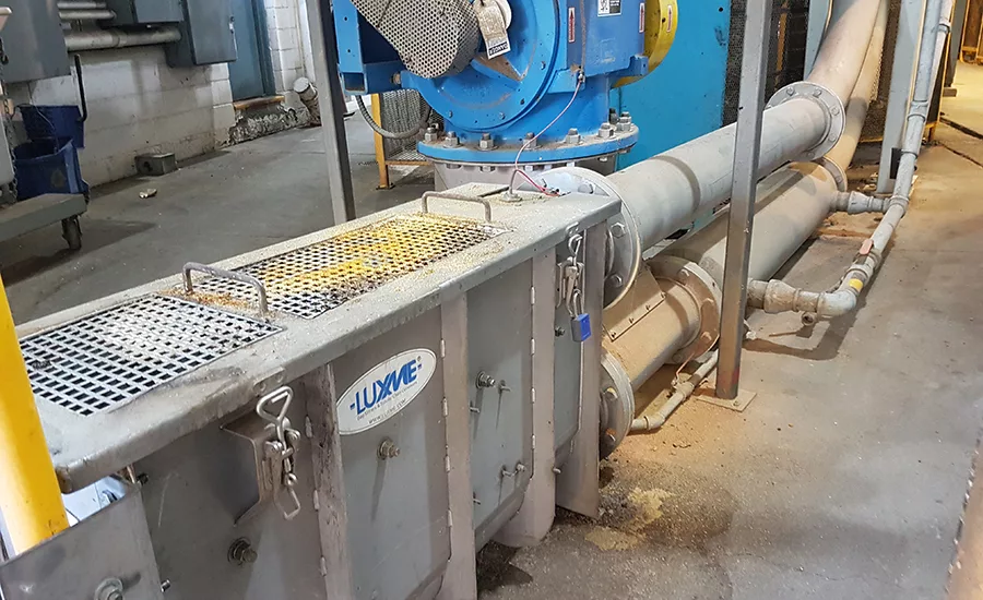 THERMOLuxme is a tubular chain conveyor