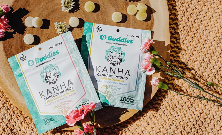 Cannabis brands Kanha and Buddies