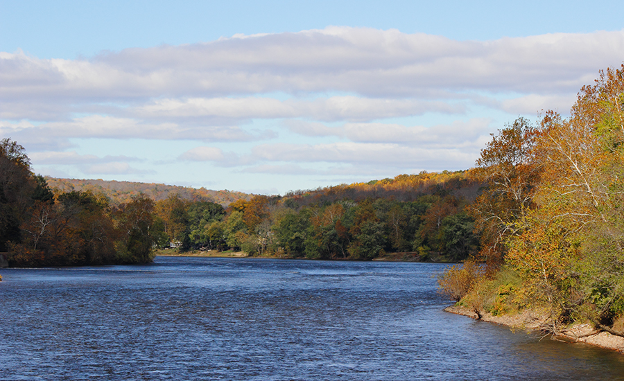 The Delaware river