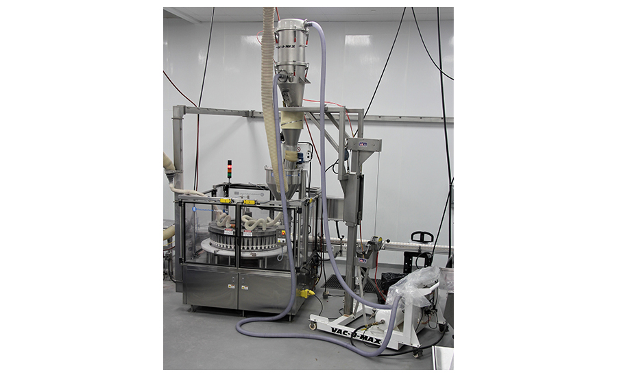 Mobile Conveyor on Rotary Filler - Vac-U-Max