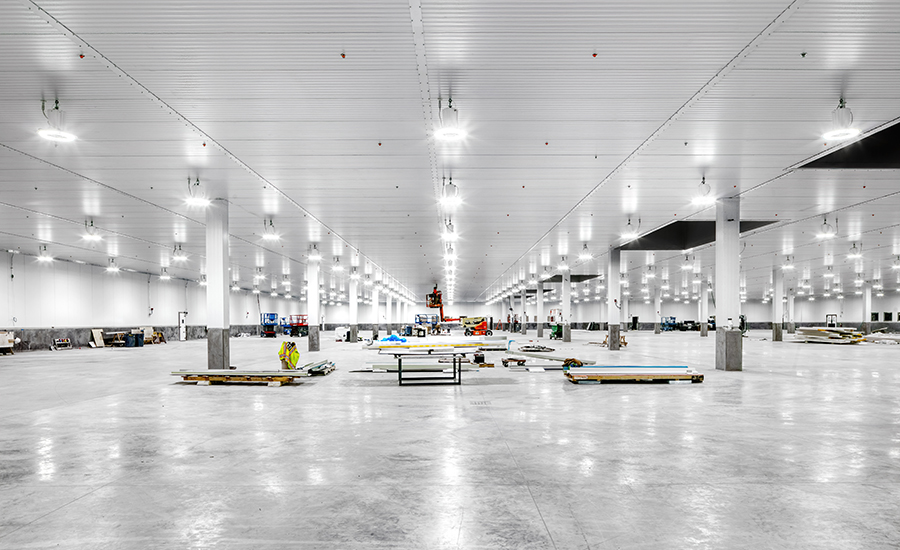 One of the processing areas