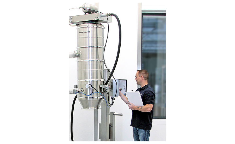 Volkmann Pneumatic vacuum conveyor