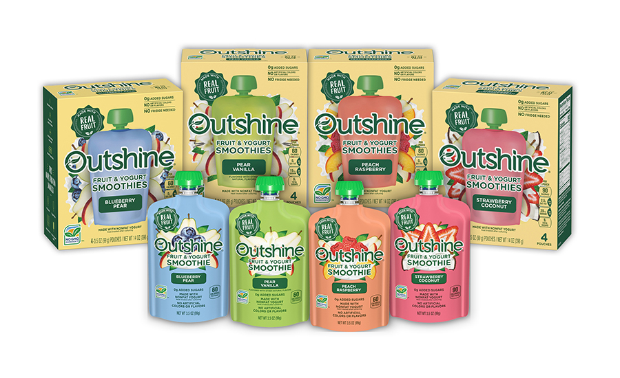 New fruit & yogurt smoothies by Outshine