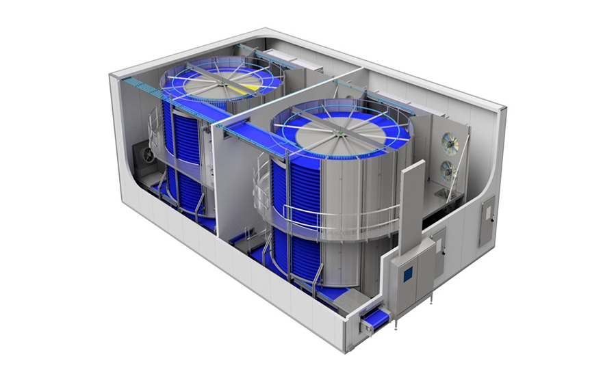 Image of Starfrost’s double helix spiral freezer