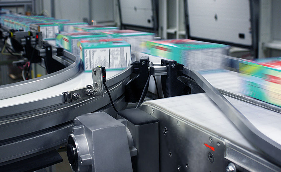 High-speed packaging line conveyor designs