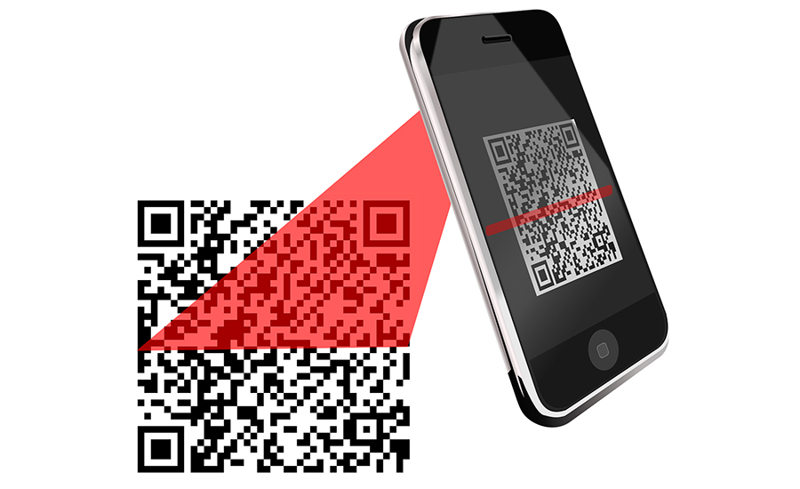 QR codes for track and trace