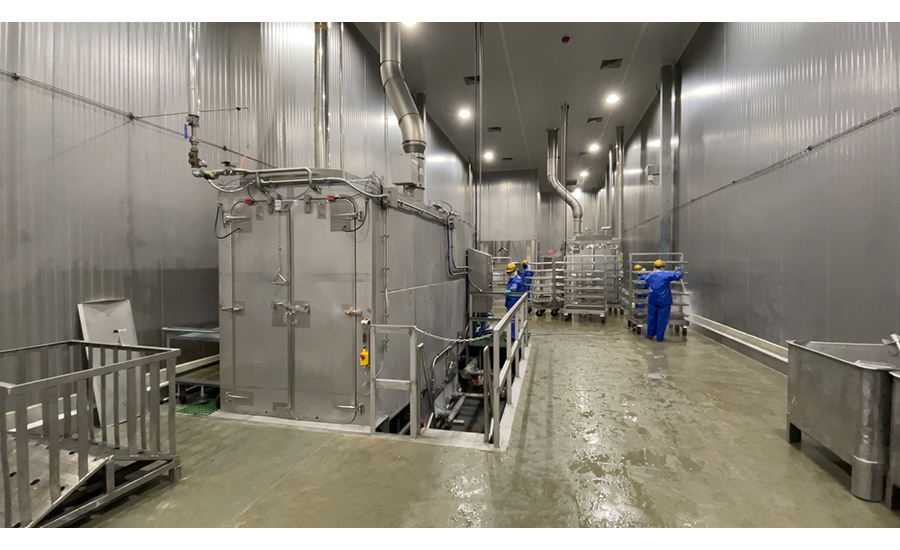 Stainless steel throughout helps make washdowns more effective