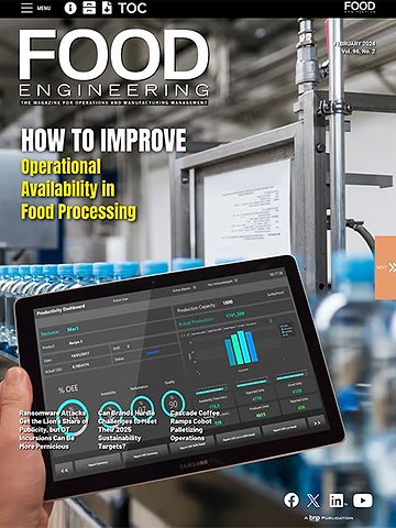 FOOD ENGINEERING | Covers the food and beverage processing industry ...