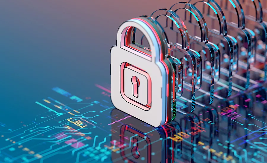 Digital lock on data