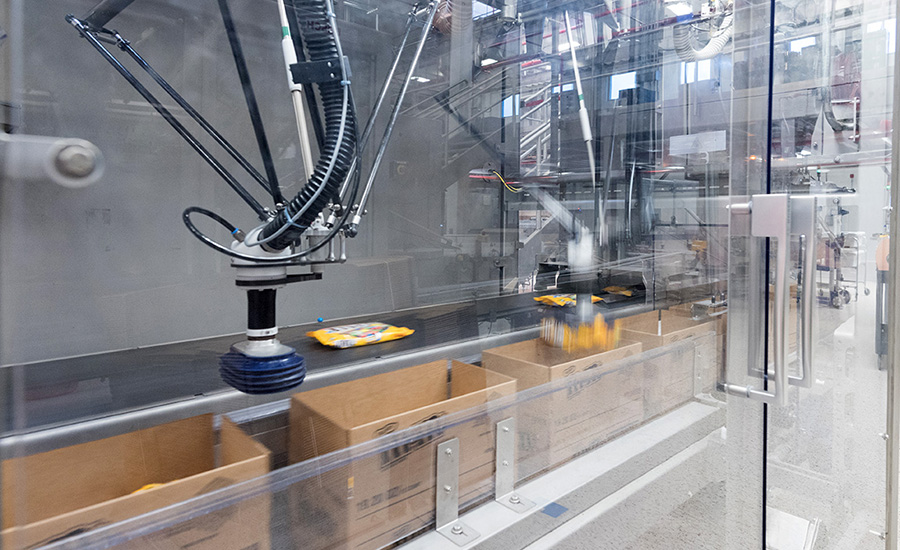 Secondary packaging of pouches of candies