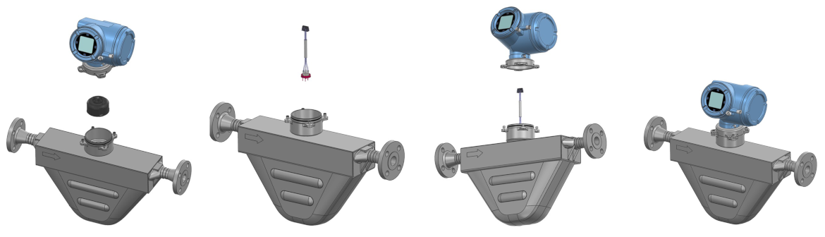 Coriolis transmitter conversion