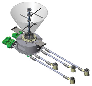 Mechanical silo unloader sodimate