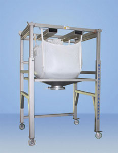 material transfer material master bulk bag portable bag discharging station
