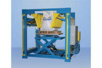 bulk bag conditioning system material transfer