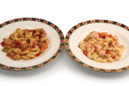 pasta in bowls