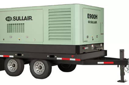 portable air compressor sullair e900h why-delta
