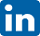 Linkedin logo blue and white