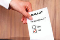 Prop 37 ballot is NO!