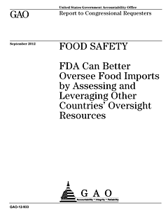 FDA oversight on food imports should leverage other countriesâ€™ resources inline