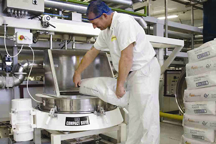 Vibratory sieves improve productivity and product purity for bakery ingredient supplier