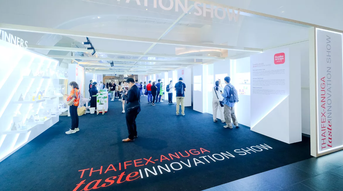 Attendies inside the THAIFEX-ANUGA taste Innovation Show