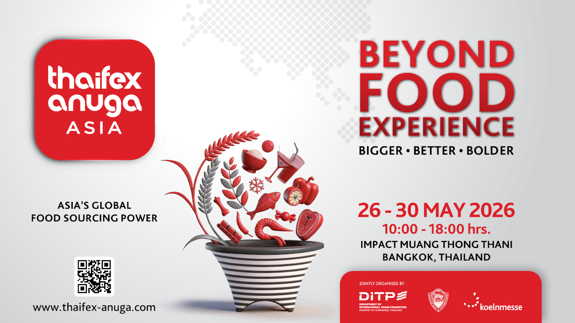 Key Visual for the 2026 THAIFEX-ANUGA Beyond Food Experience
