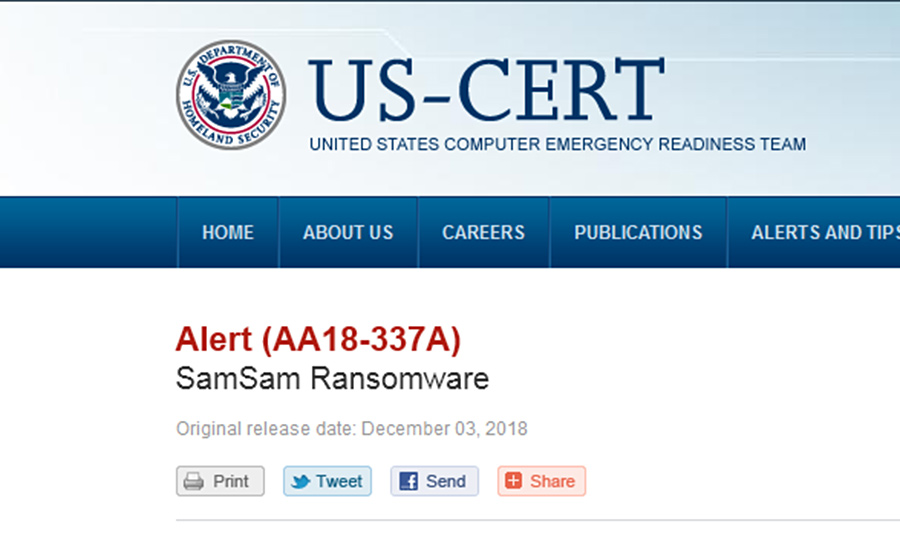 Sam Sam Ransomware Message DHS, FBI issue warning about SamSam ransomware | 2018-12-05 | Food ...