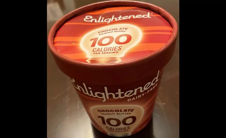 Enlightened chocolate peanut butter ice cream pint