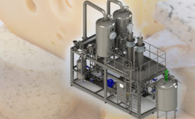 Heat exchanger is used to pre-dry cheese