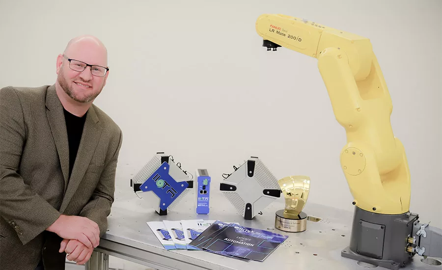 Brandon Ellis, owner and president of elliTek at his shop