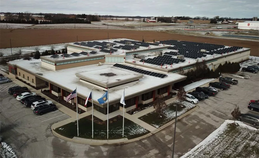 Viking Masek saves energy with solar array