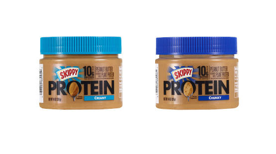 Skippy added protein peanut butter