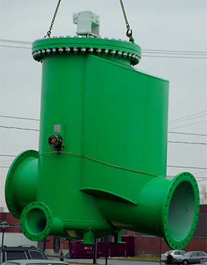 For a really large water treatment center operation, self-cleaning scraper strainers can filter small particles and large debris.