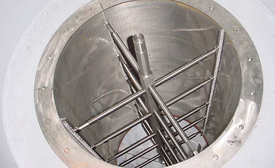 Automatic scraper strainers can remove waste from raw water.