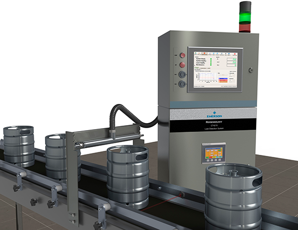 Figure 6: Use of Emerson’s Rosemount CT4215 Packaging Leak Detection System made it very easy to identify an incomplete seal.