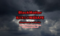 BlackMatter is a new ransomware that is sold to would-be hackers to infect critical systems